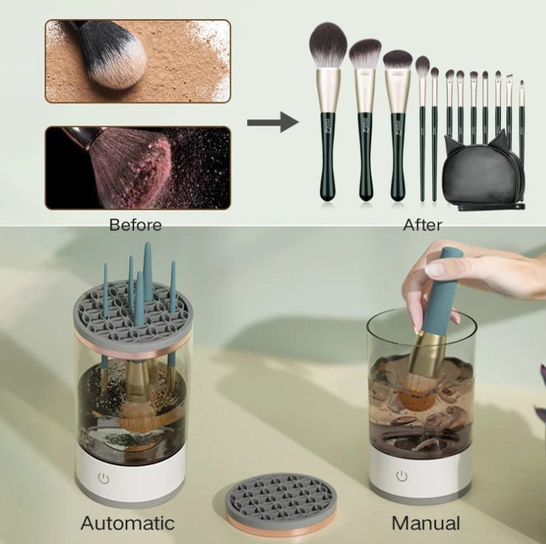 Máquina Eléctrica para Lavar Brochas de Maquillaje