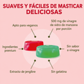 Gummies de Vinagre de Manzana para Digestión y Adelgazamiento – Gomitas Keto Detox 60 Unidades